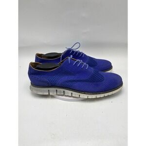 Cole Haan Men's Royal Blue Mesh Lace-Up Sneakers